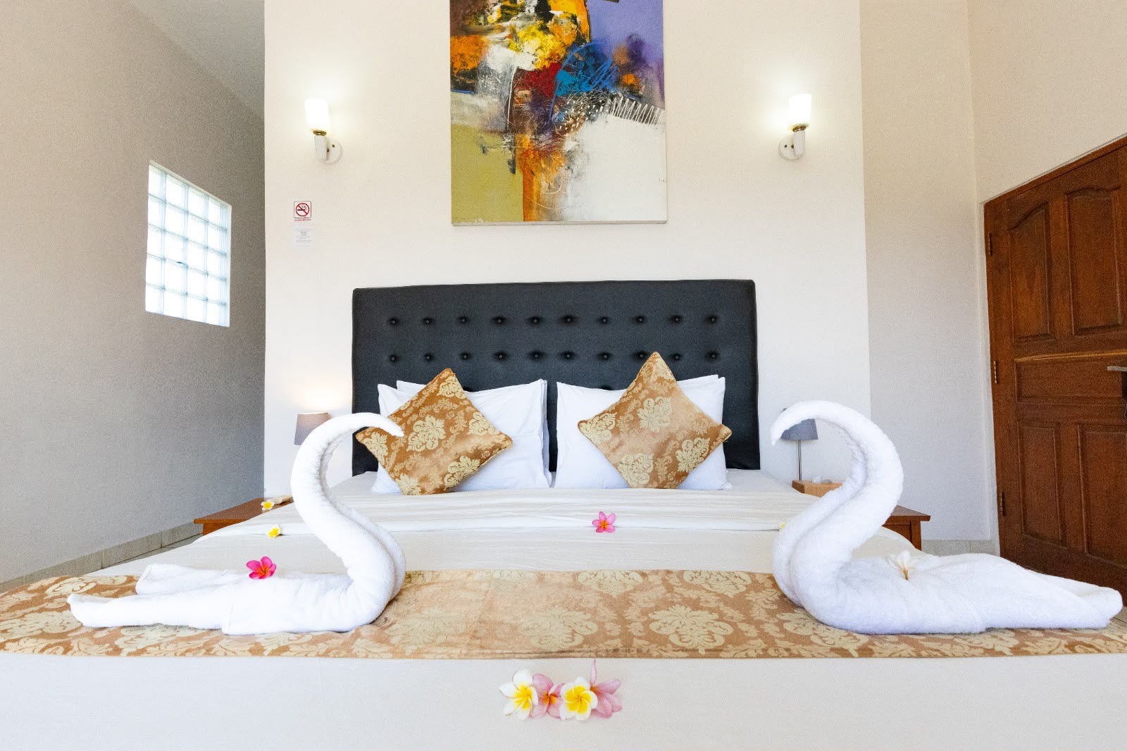 Spacious villa room for three people