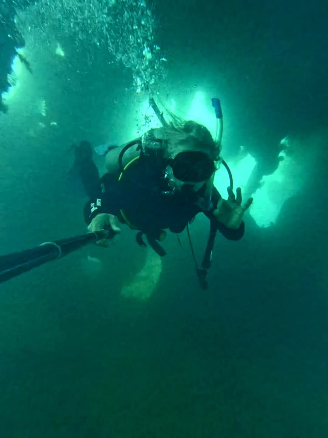 Underwater scenery near the USAT Liberty Wreck
