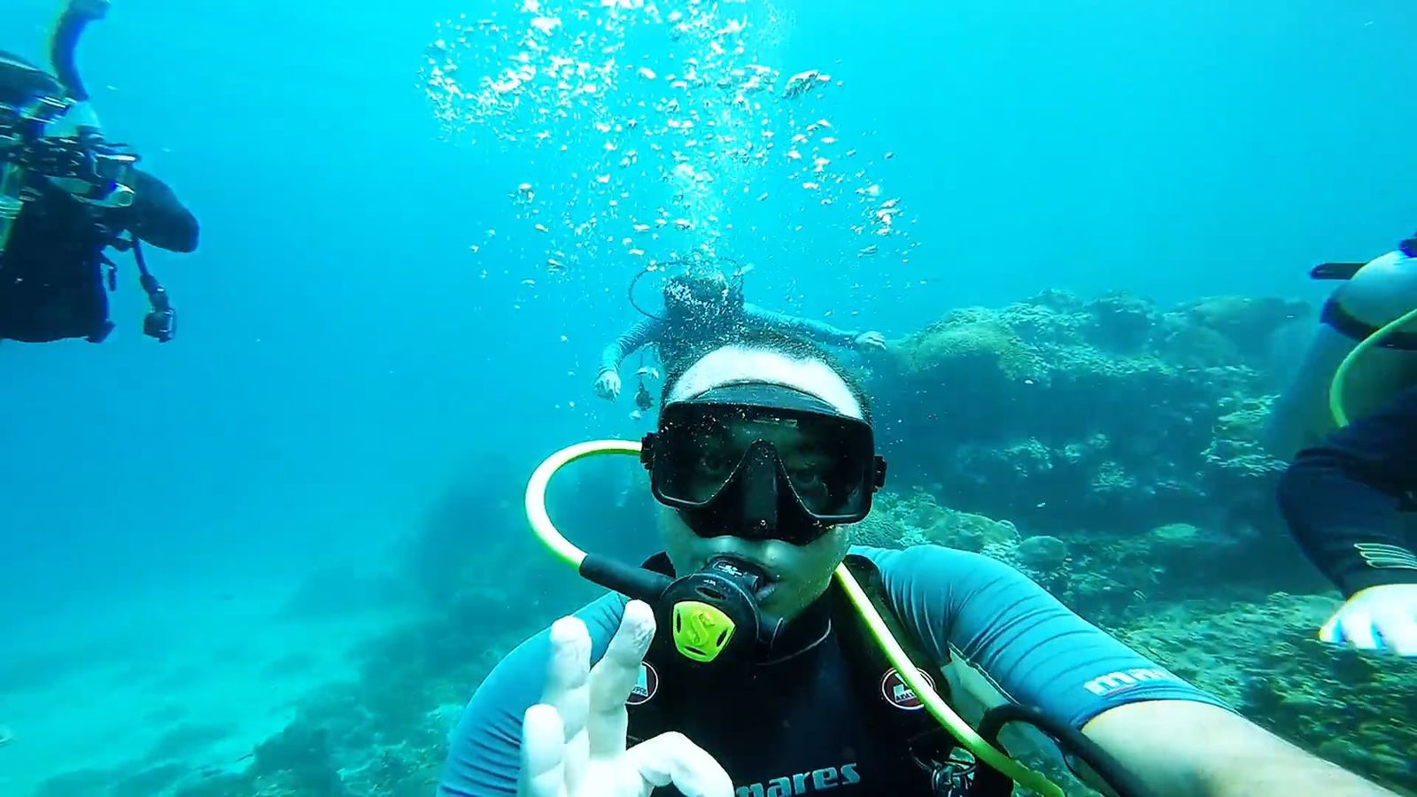 Marine life on the Tulamben reef
